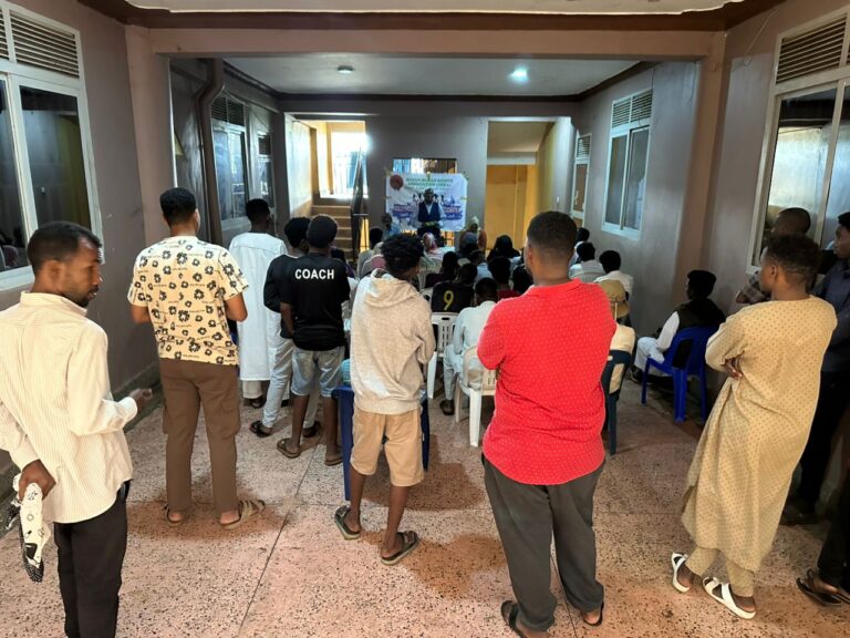 SHRA youth refugee discussion group photo in Kampala